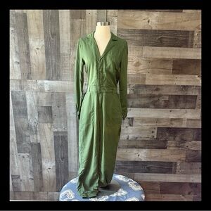 NWT! Lulu’s olive green jumpsuit XSmall Top Gun Maverick military Halloween